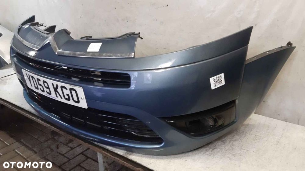 $# ZDERZAK PRZÓD PRZEDNI DO CITROEN C4 GRAND PICASSO HALOGENY NIEBIESKI KGQC - 3