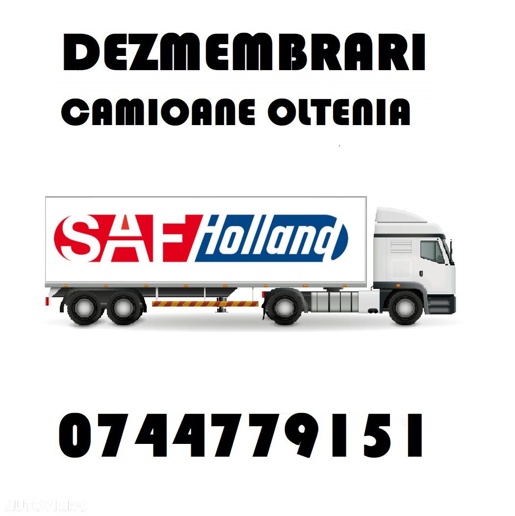 Piese Dezmembrari axe semiremorci marca SAF : axe complete , etrieri , butuci , arcuri , suporti , tamburi , lacate franare - 1