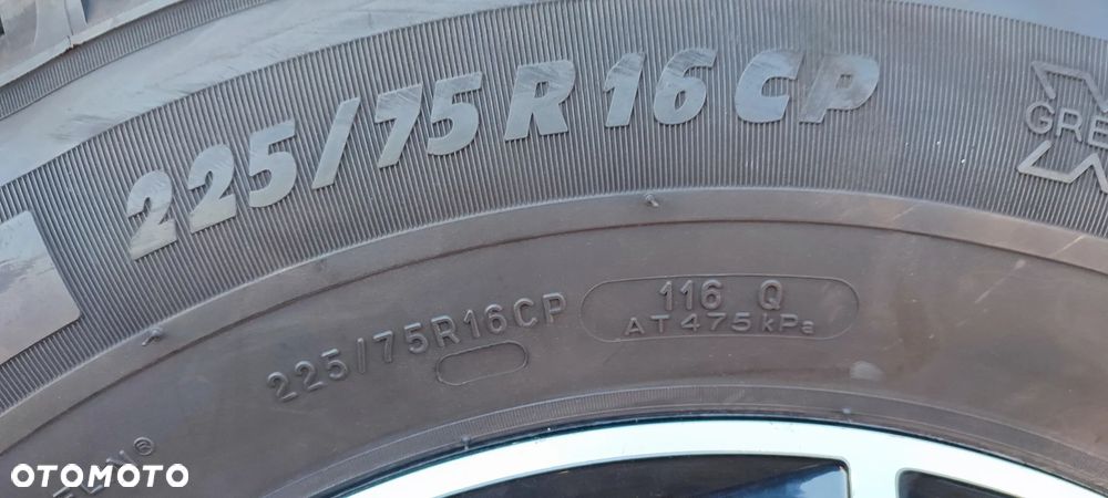 Koła Felgi Aluminiowe Oryg. Fiat Ducato Peugeot Boxer Citroen Jumper  Camper 16Cali 5x118 Michelin Agilis 225/75/16CP 2021r 4x8,4mm - 26