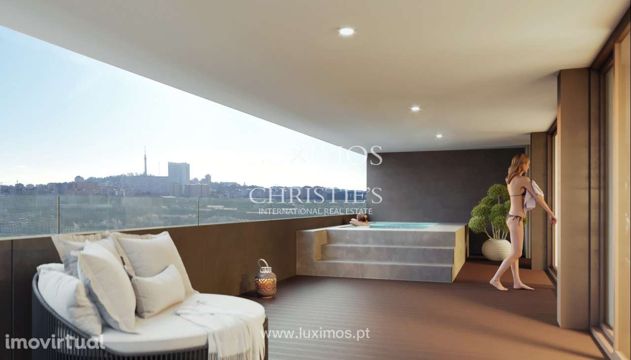 Apartamento T2 novo com piscina e vistas de rio em Vila Nova de Gaia - Grande imagem: 4/25