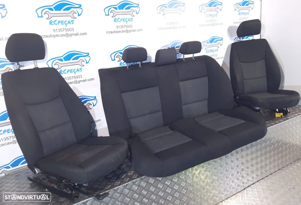 BANCO BANCOS TECIDO BMW SERIE 3 E90 AIRBAG FRENTE FRONTAL TRASEIRO TRÁS - 3