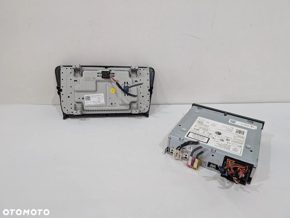 SKODA OCTAVIA III RADIO NAWIGACJA WYŚWIETLACZ CZYTNIK 5E0919605N 565035840 - 6