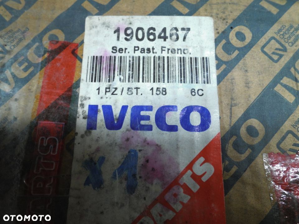KLOCKI HAMULC. MAN L2000 96 KLOCKI HAMULCOWE IVECO P./T. EUROCARGO 00- 1906467 IVECO - 2