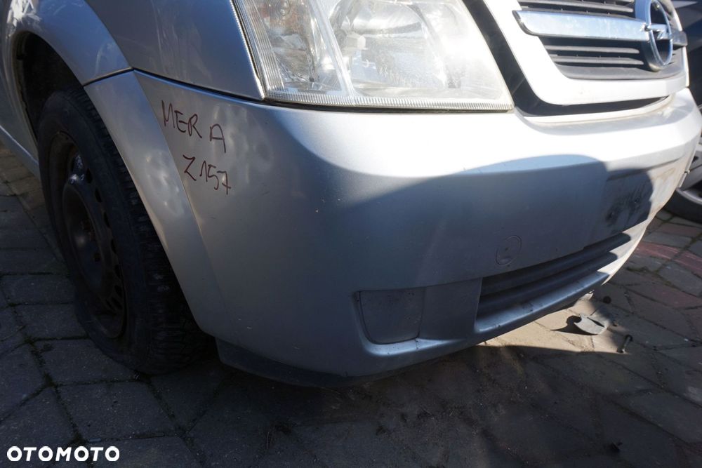 MASKA ZDERZAK BŁOTNIKI LAMPY MERIVA A Z157  OPEL 2003-2005 SREBRNY PRZÓD KOMPLETNY - 8