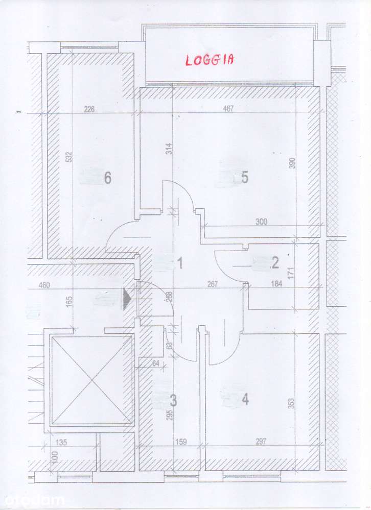 3-pokojowe mieszkanie 54,9 m² loggia, piwnica Kraków ul. K. Wallenroda