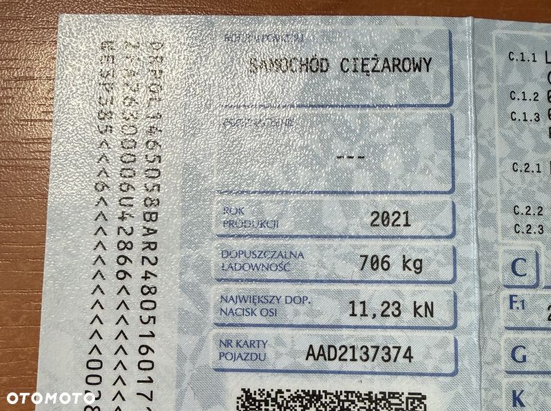Fiat DOBLO VAN VAT-1 Homologacja cięż. DMC: 2145kg Ładowność 706kg MOCNY SILNIK 1.6 MultiJet, 105KM Emisja Euro-6, Skrzynia biegów 6-cio stopniowa! ORYGINALNA ZABUDOWA PAKI, BOCZNE DRZWI PRZESUWNE, RADIO FABRYCZNE, Hak 1300kg, PODGRZEWANE FOTELE Z REG. I PODŁOKIETNIKIEM, BAGAŻNIK DACHOWY ORYGINALNY FIAT, PARKTRONIKI, ALARM.. - 13