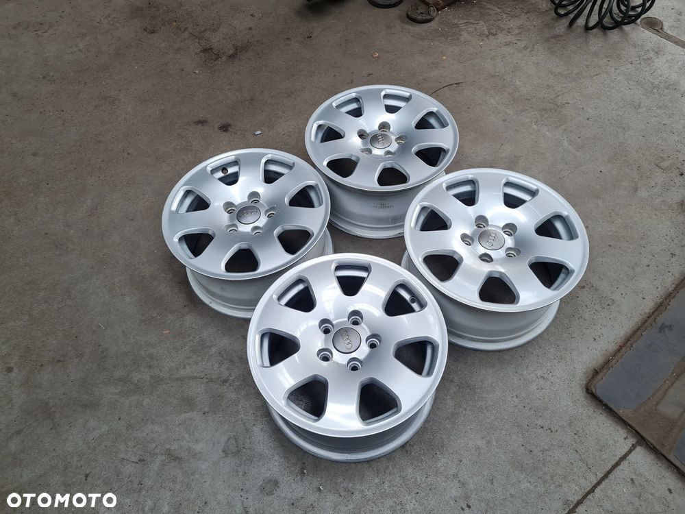 4x Felgi Aluminiowe AUDI 7x15 5x112 ET39 8E0601025 ORYGINAŁ - 2