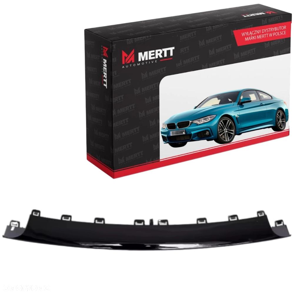 BMW 4 F32 F33 F36 2013- listwa dokładka zderzaka przód sport line 7294837 - 1