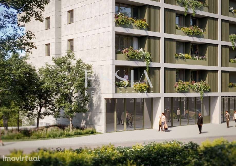 Apartamento T0 com Varanda no The Yard Urban nos Jardins da Arrábida - Grande imagem: 5/13
