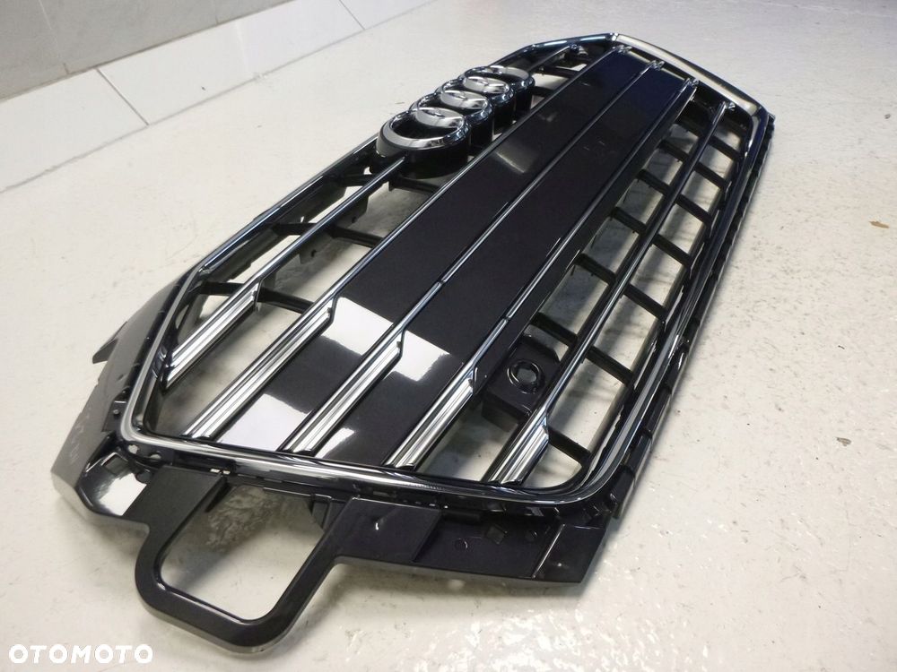 AUDI A4 B9 LIFT GRILL ATRAPA CHŁODNICY ZNACZEK CHROM / CZARNY PDC ORYGINAŁ - 6