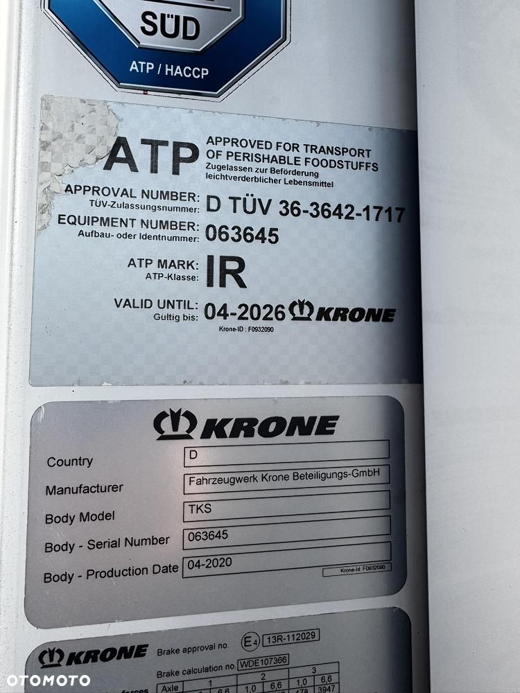 Krone Thermo King SLXi300, Doppelstock , RED - 33