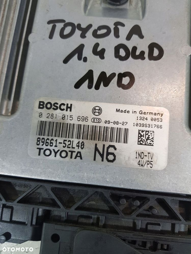 komputer sterownik silnika 89661-52l40 toyota urban cruiser 1.4 d4d - 4