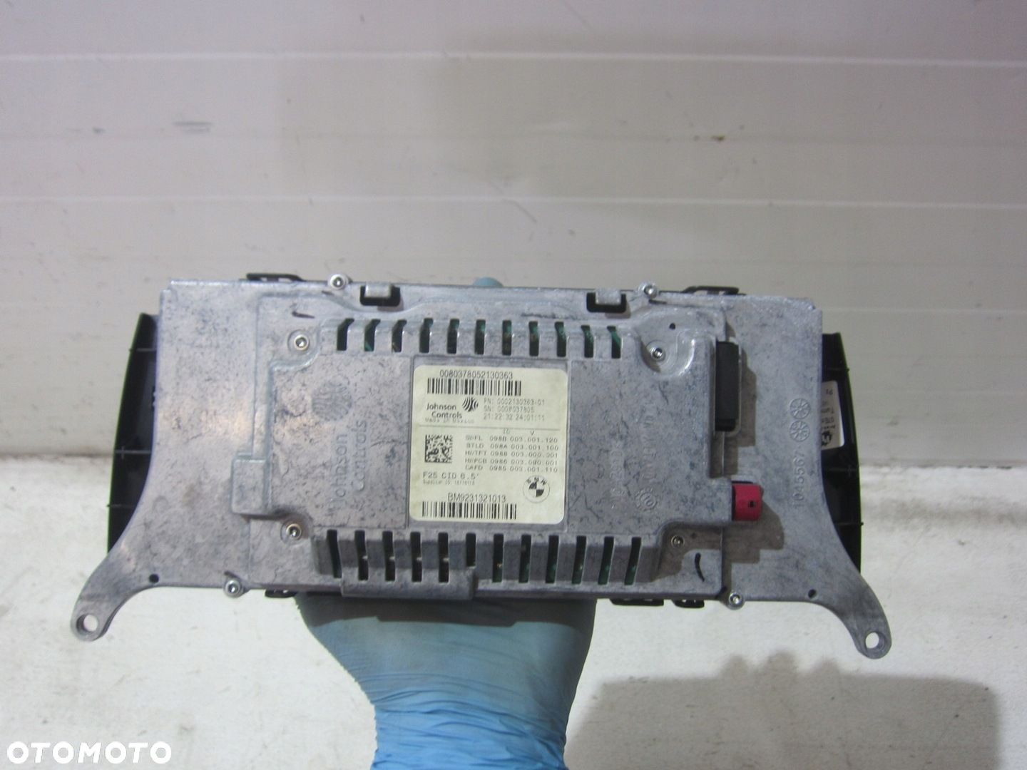 BMW X3 F25 EKRAN WYŚWIETLACZ NAWIGACJI 9231321 65509231321 MAŁY 6.5 CALA - 5