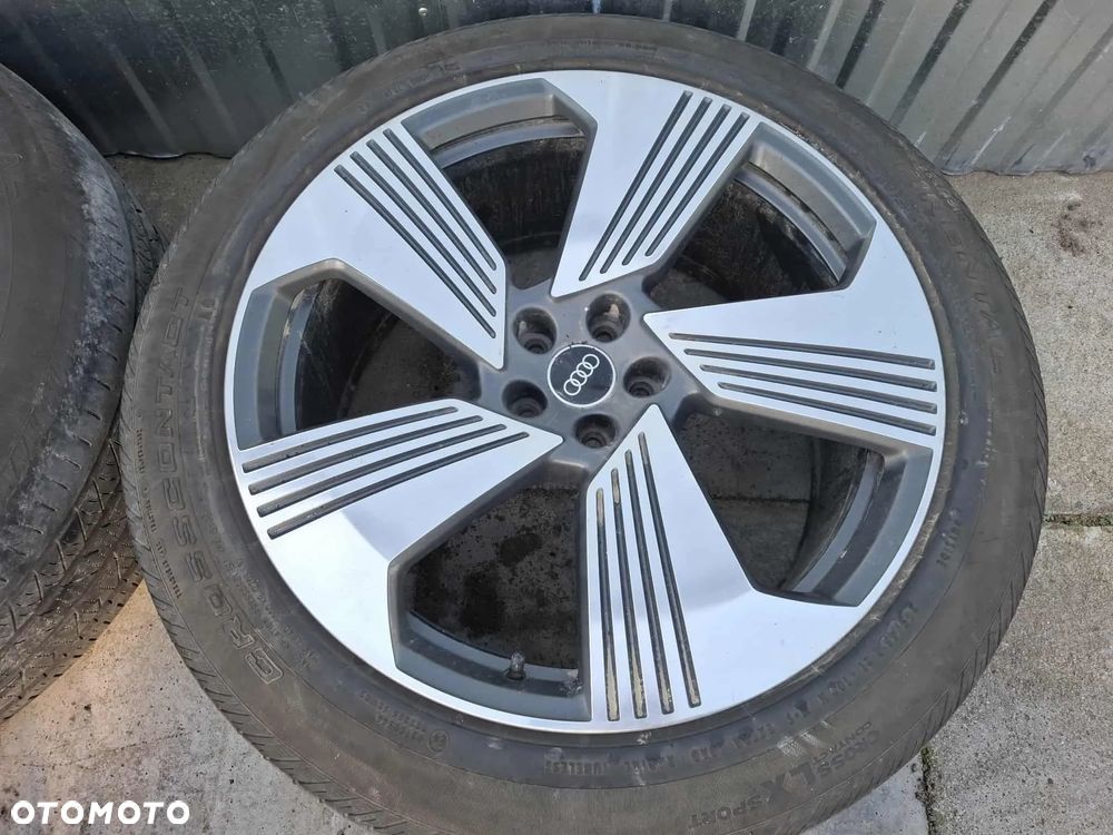 KOŁA ALUFELGI FELGI ALUMINIOWE AUDI R21 E-TRON ETRON 4KE 4KE601025F 9,5J x 21H2 ET36 Q7 Q8 SQ7 SQ8 IDEALNE - 6