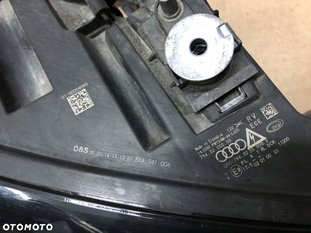 LAMPY XENON AUDI A1 LIFT KOMPLETNE 8XA LED BIXENON - 6