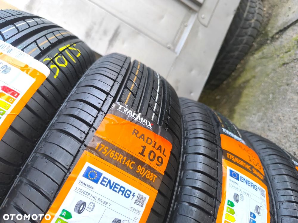 175/65R14C 90/88T 14 C Opony Letnie Lato NOWE TRACMAX RADIAL 109 8mm 24r. Legnica ALU-RAD 175/65 - 7