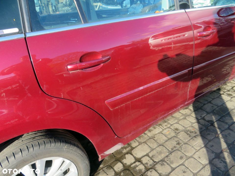 DRZWI TYLNE PRAWE C4 GRAND PICASSO I KHLD 9008P6 9008S8 CZERWONY BURLAT CITROEN 2006-2010 - 2