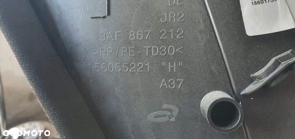 Boczek drzwi tapicerka prawy tył tylna prawa VW Passat B7 Kombi - 7
