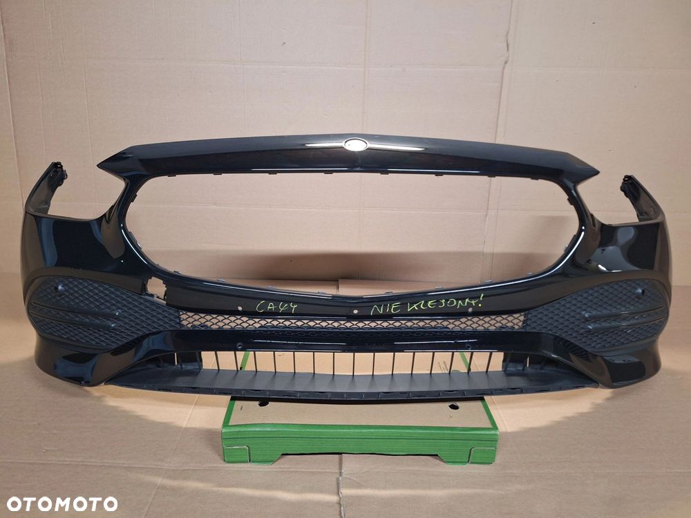 MERCEDES C-KLASA 206 W206 21- CAŁY-NIE KLEJONY! KOLOR: SCHWARZ UNI 9040 ZDERZAK PRZÓD PRZEDNI+STELAŻ+ŚLIZGI A2068808501 - 1