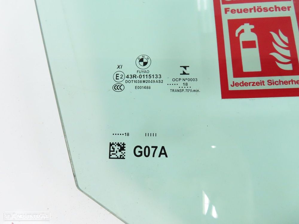 Vidro Duplo (VSG) Direito/Frente Seminovo/ Original BMW X5 (G05)/BMW X7 (G07) 51... - 2