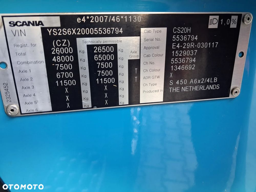 Scania S 450, 6x2, # PUSHER # MEGA # - 21