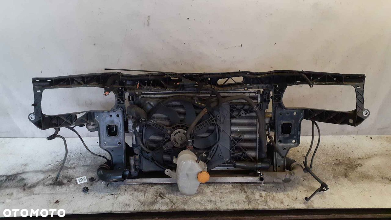 ^ PAS PRZEDNI OPEL CORSA D DIESEL 1.3 1.7 CDTI BELKA WZMOCNIENIE CZOŁOWE OKULAR CHŁODNICA WODY WENTYLATOR - 4