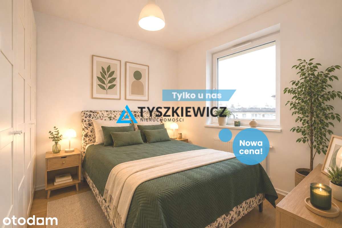 3 pokoje z dużym balkonem od zachodu (winda)
