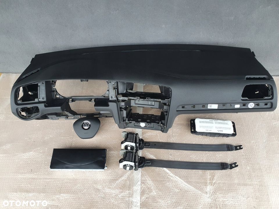 VW Golf 7 VII deska konsola ORGINAŁ airbag pasy - 1