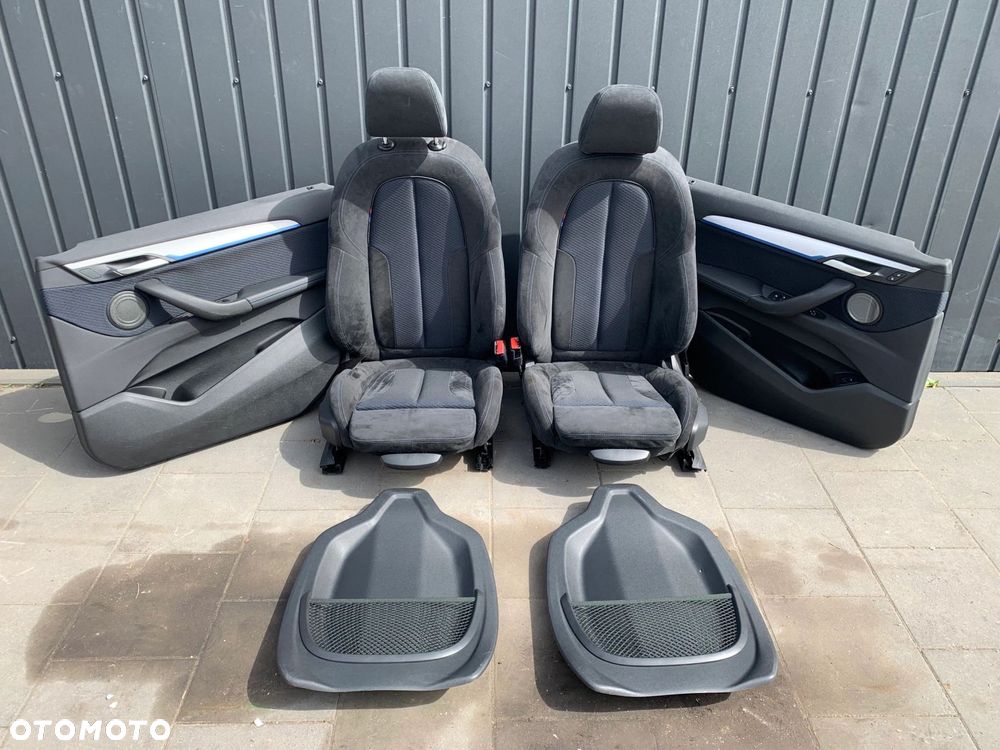 FOTELE TAPICERKA SPORT GRZANE ELEKTRYCZNE ALCANTARA HARMAN BMW X2 F39 - 1