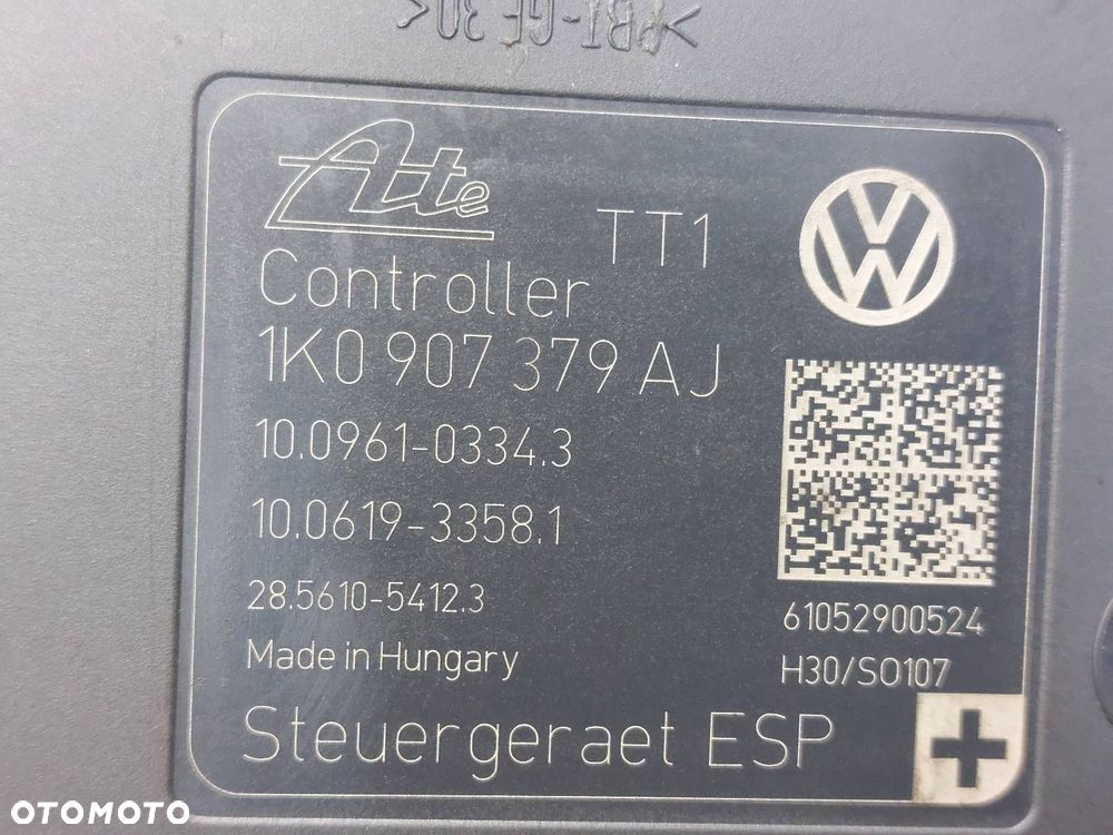 POMPA STEROWNIK ABS VOLKSWAGEN GOLF VI 1K0614517BH 1K0907379AJ ID: 236320 - 4