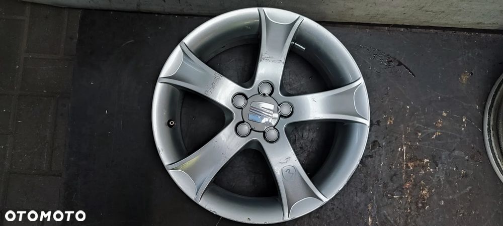 FELGI ALUMINIOWE 5x100 6.5J x16 CALI ET 43 fi 57.1 VW SEAT SKODA RONAL 4 SZTUKI KOMPLET - 6