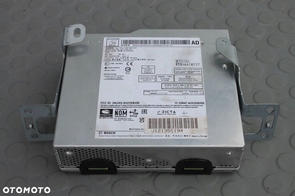moduł radia sterownik audio 259156ua0d nissan qashqai iii j12 21- - 1