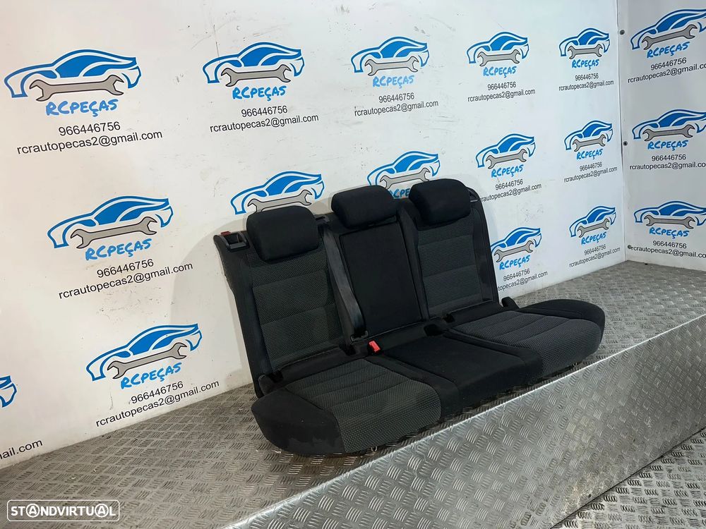 .Conjunto Bancos Tecido Frente Frontais Tras Traseiros Originais VW Volkswagen Golf 6 2008 a 2013 - 10