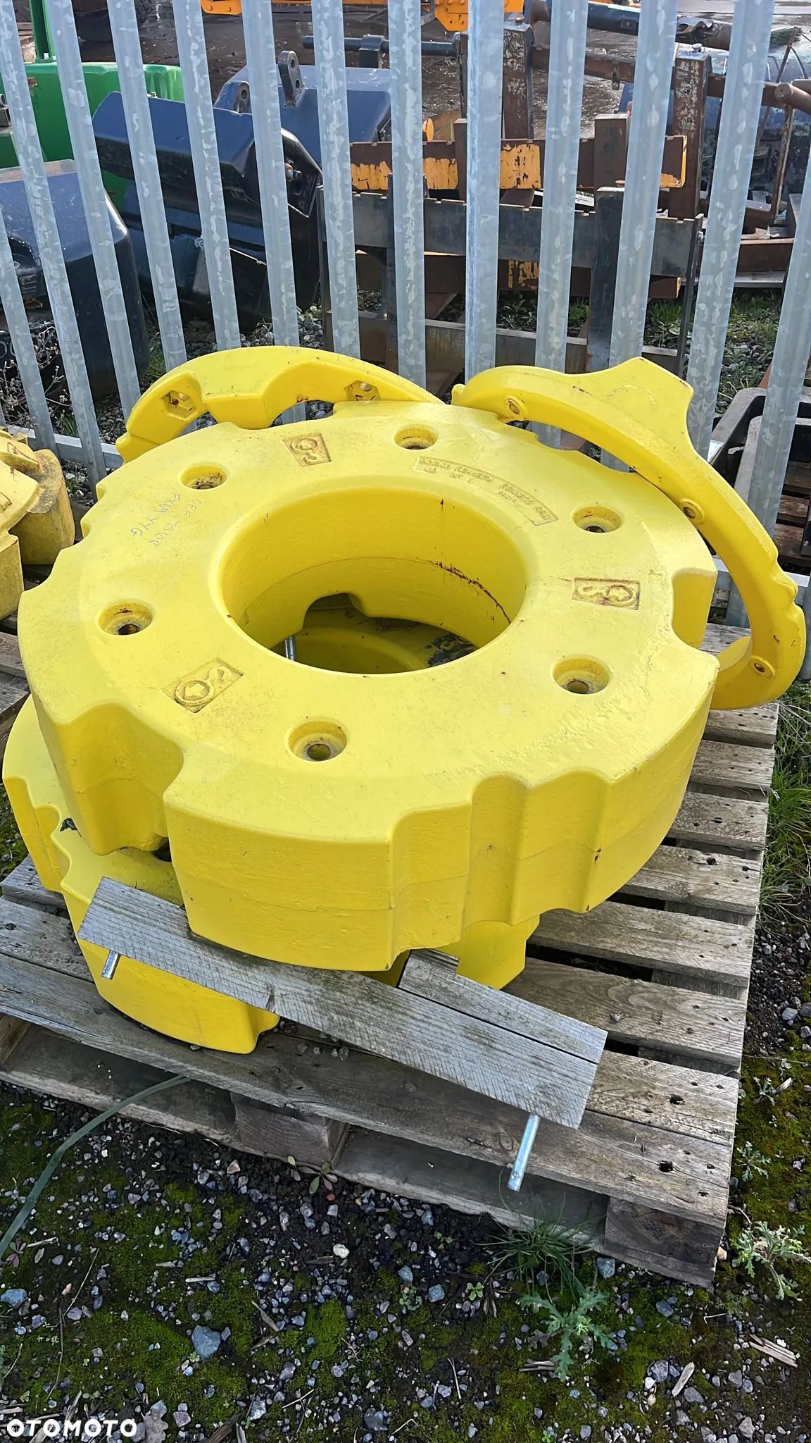 Obciążniki balast obciążnik w koła 2 x 900 JOHN DEERE  Ferguson Valtra - 1