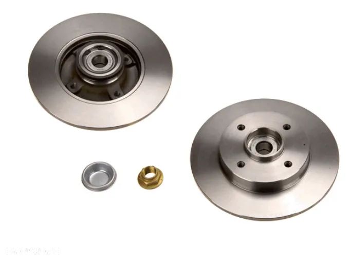 TARCZE HAMULCOWE TYŁ CITROEN C4 coupe (LA_) ,C4 I (LC_), C4 I sedan PEUGEOT 207 (WA_, WC_) ,307 (3A/C) ,307 Break (3E) ,307 CC (3B), 307 SW (3H), 307 SW Furgon/kombi (3E_, 3H_) - 3