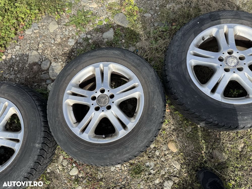 Jante Mercedes Glk 17  4x4 cu cauciucri iarna C E Class - 3