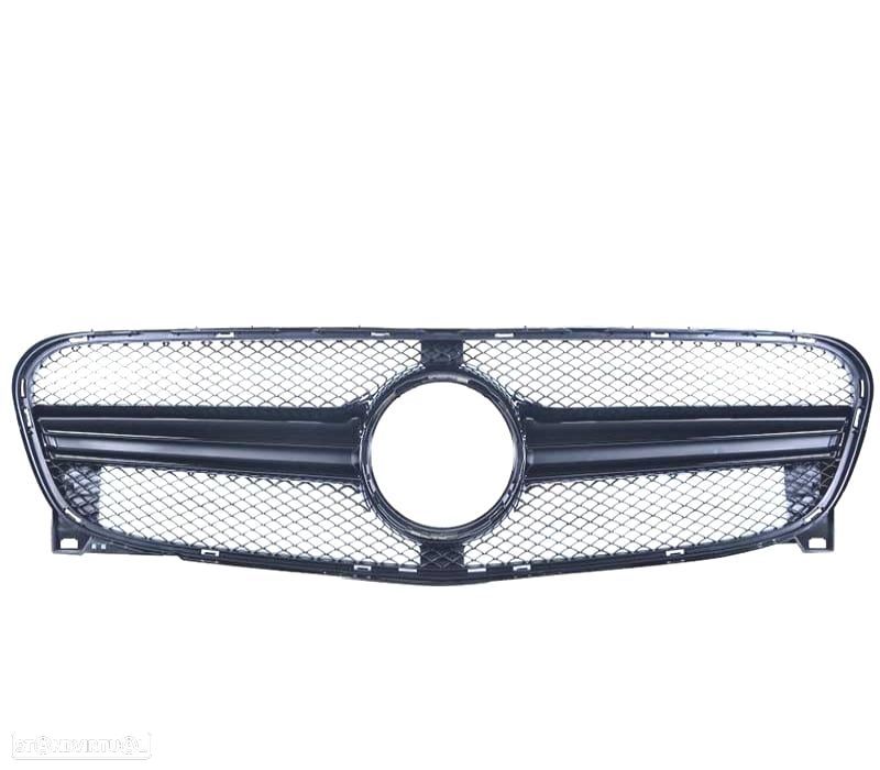 GRELHA MERCEDES CLASSE GLA X156 14-16 LOOK AMG PRETO BRILHANTE - 5