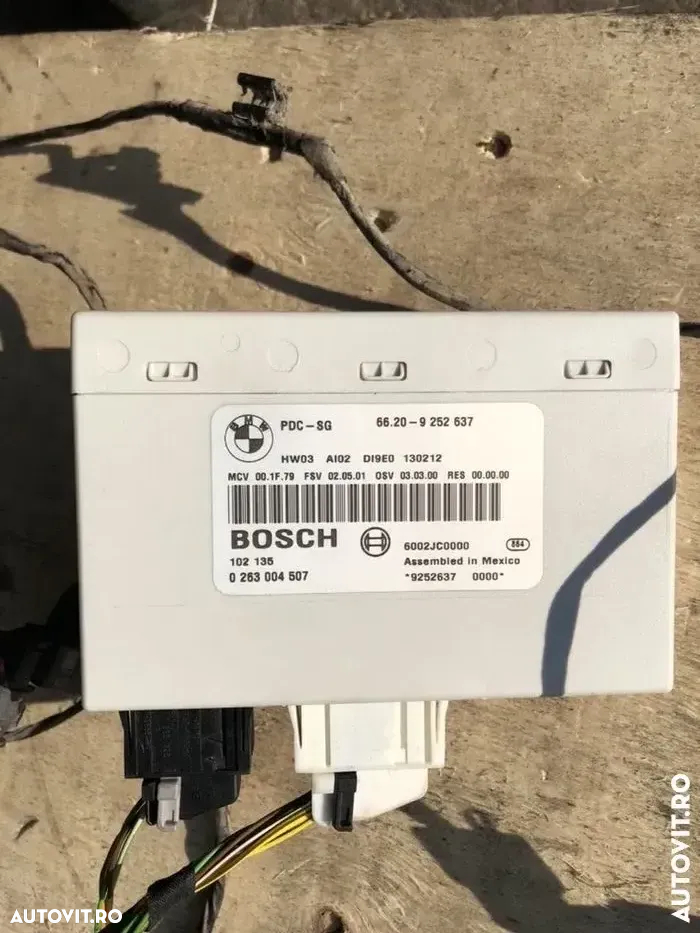 Senzor senzori parcare fata sau spate bmw x1 e84 lci pdc modul cablaj - 8