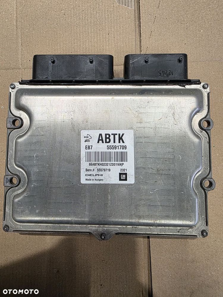 OPEL MOKKA KOMPUTER STEROWNIK ECU SILNIKA 1.7 CDTI 55591709 ABTK - 2