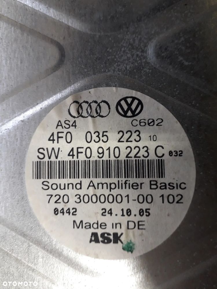 wzmacniacz 4F0035223 4F0910223C A6 C6 2.0 FSI TFSI BPJ - 2