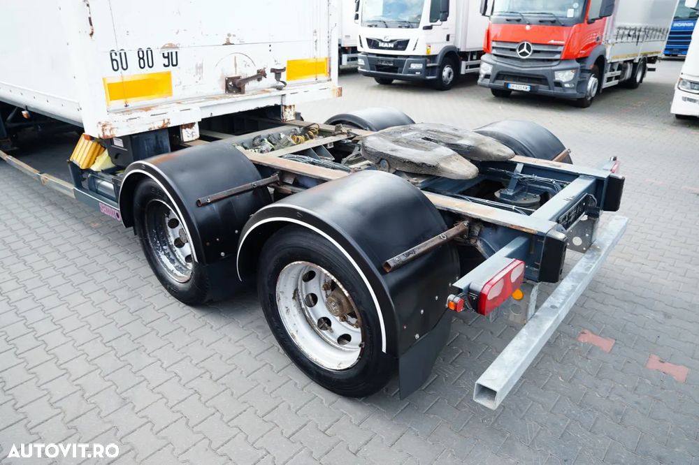 Samro / KIT / SEMIREMORCĂ / CONTAINER / TRAVERSĂ / B-TRAIN / 7,3 + 7,3 m / PODEA REZISTENTĂ - 21