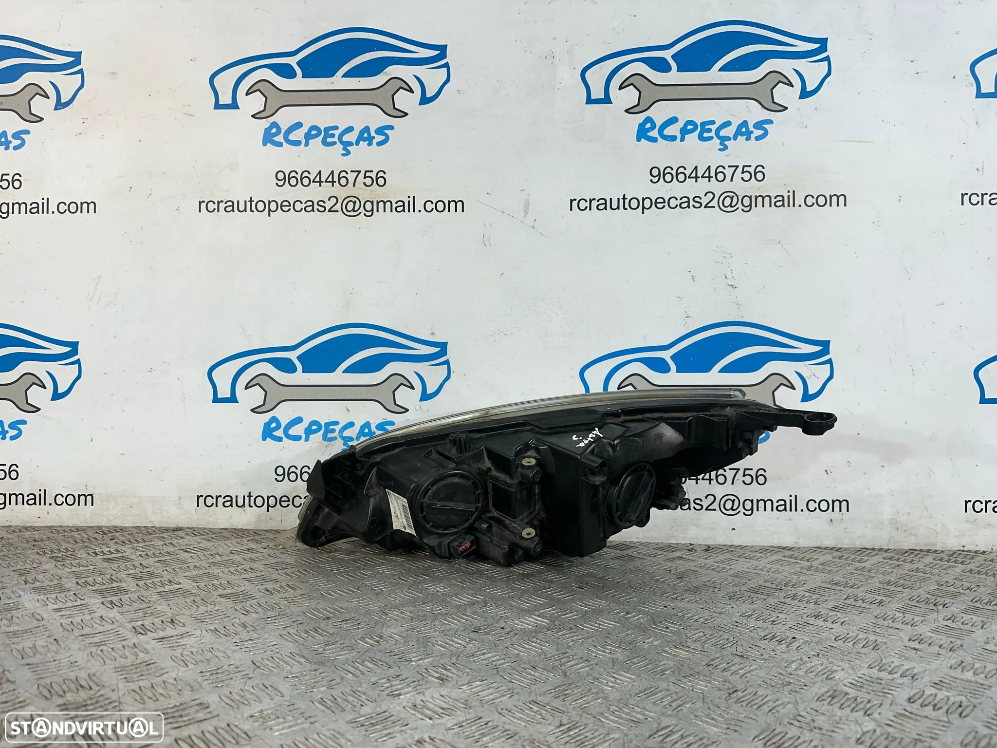 .Conjunto Oticas Farois Frontal Frente Esquerda Direita Halogenio Original GM Opel Astra J 1LG010011-17 1LG010011-18 - 9