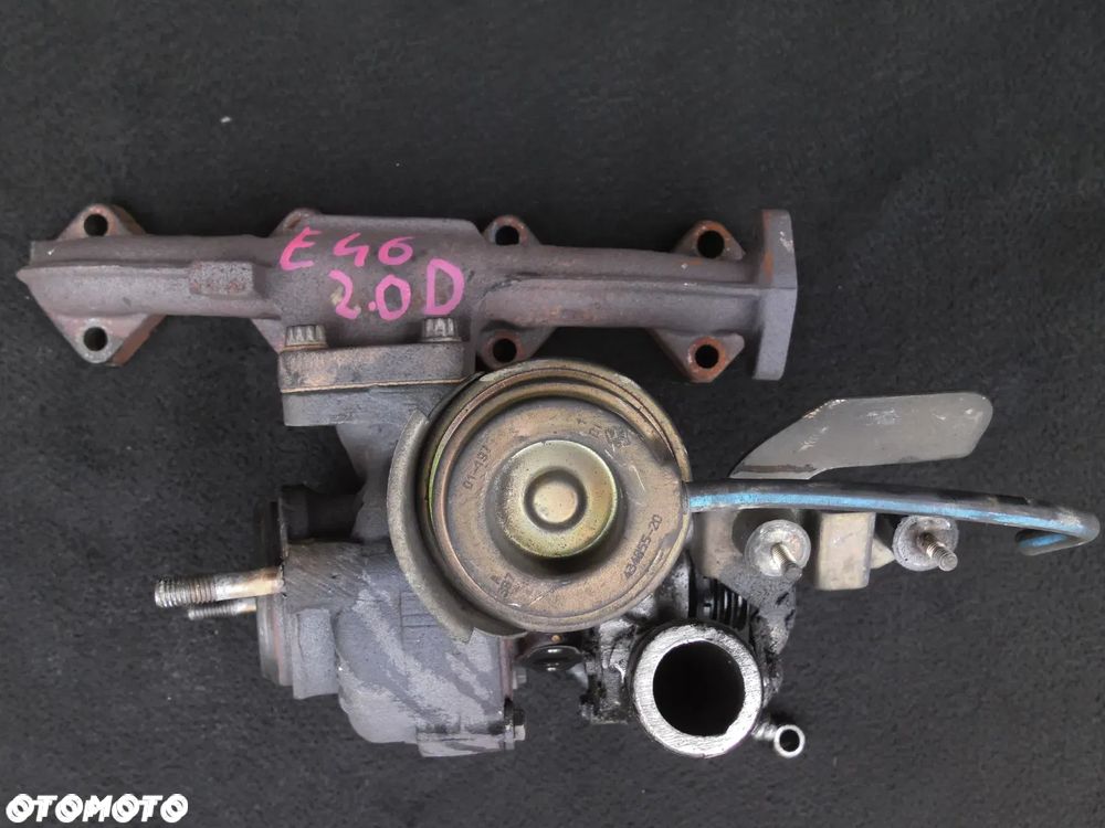 BMW E46 LIFT 2.0D 116KM M47UL TURBINA TURBOSPRĘŻARKA 2247297H KOLEKTOR 77866280A - 3