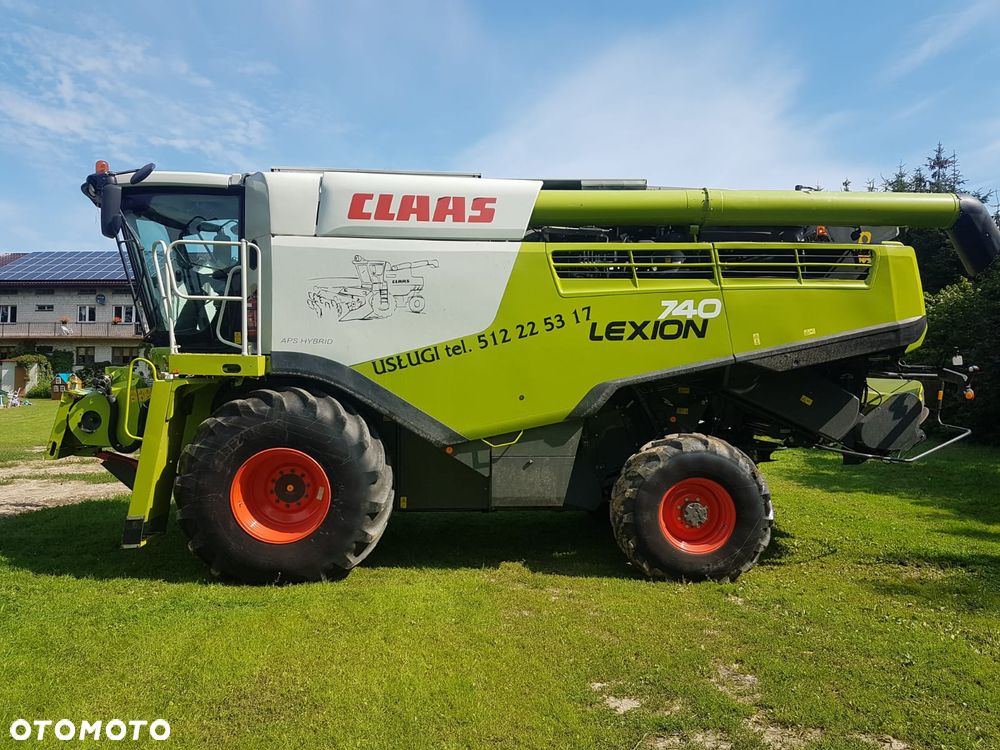 Claas Lexion 740 750 760 4X4 tylko 890 mth + heder V770 - 5