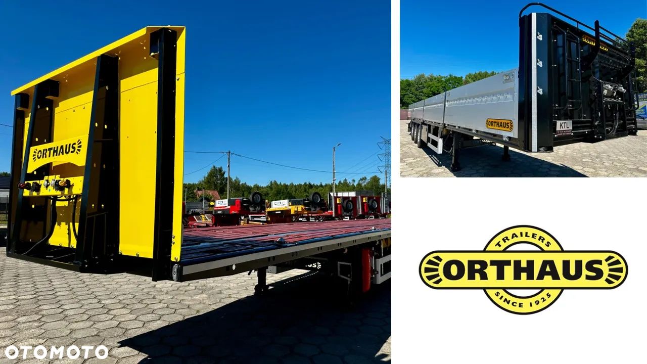 Orthaus Naczepa Platforma UNIWERSALNA / Burtowa / STOCK !! - 1