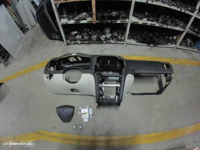 Kit Airbags 12757627 12757622 12771237 12774874  SAAB 93 SW 2006 1.9TID 120CV 5P PRETO PRETO - 1