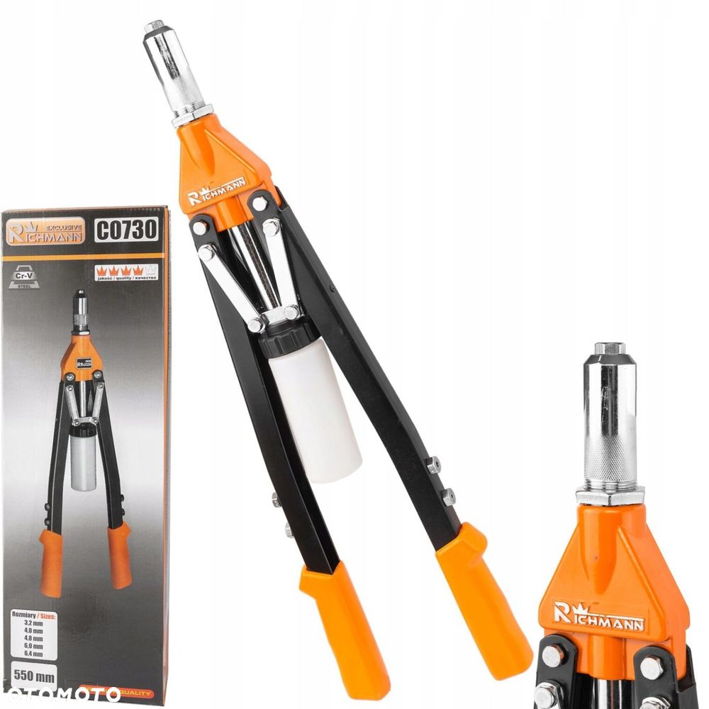 NITOWNICA NOŻYCOWA RĘCZNA CZOŁOWA 3,2-6,4MM CORONA - 15