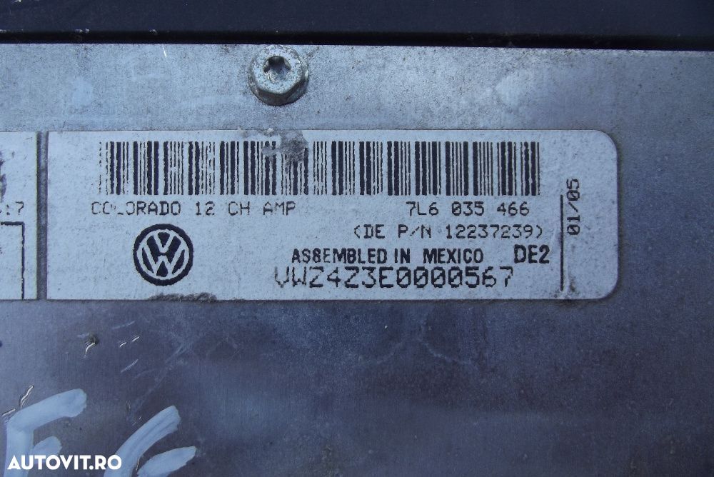 Amplificator Sunet VW Touareg 7L amplificator audio statie dezmembrez - 3