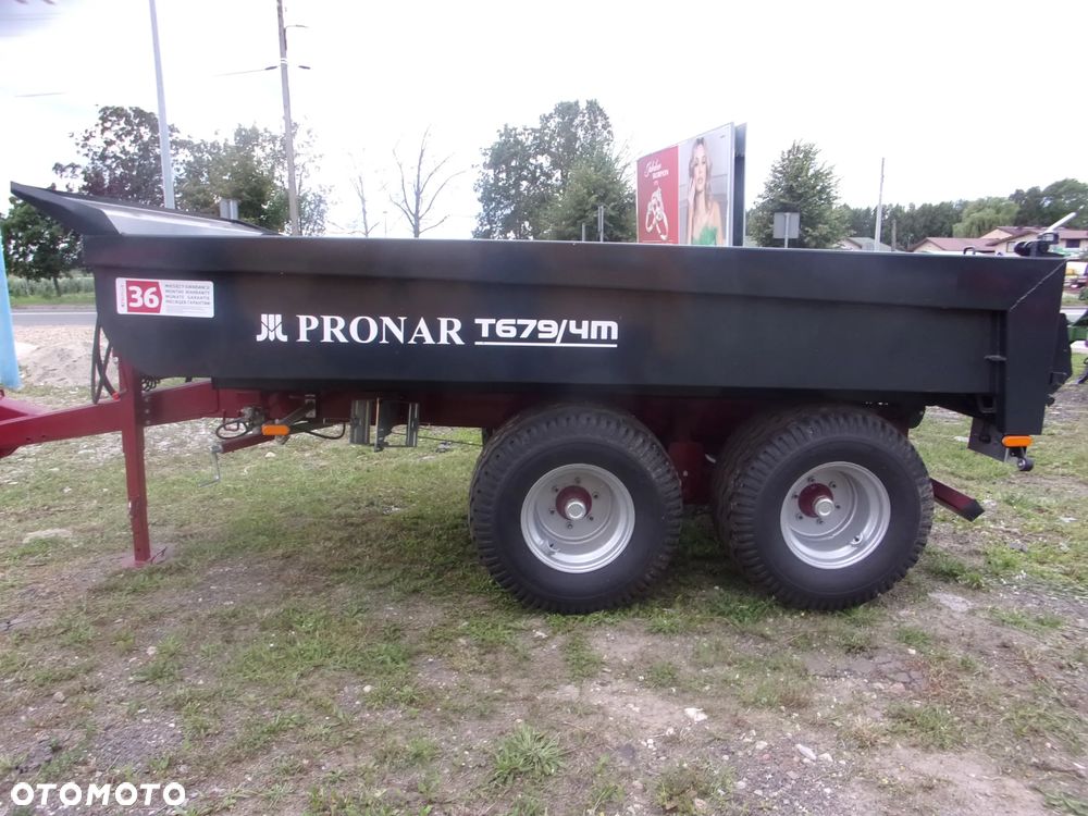 Pronar Przyczepa budowlana-skorupowa PRONAR T-679/2-12t, T679/3-10t, T679/4M-8,5t, T679/4MN-8,5t- Ursus T-041 - ładowność 7-ton, Kellfri 23-D60 - 6-ton, Kellfri 23-D90 - 9-ton - 14