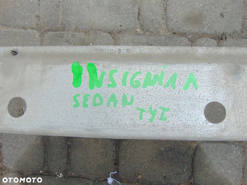Wzmocnienie belka przód tył opel inisgnia A cena sztuka - 4